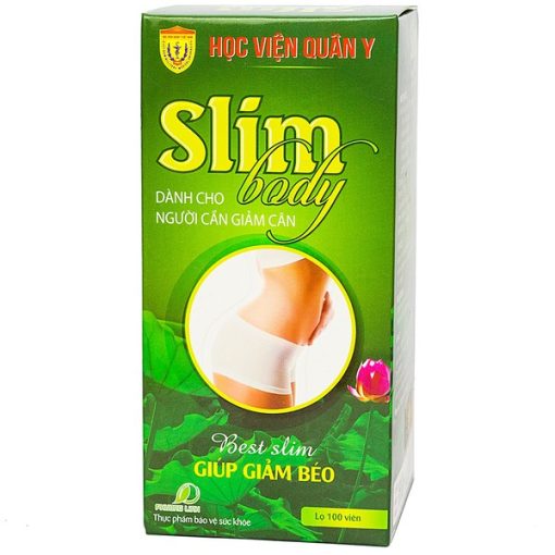 Viên uống giảm cân Slim Body học viện quân y 100 viên