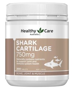 Healthy Care Shark Cartilage 750mg 200 Tablets