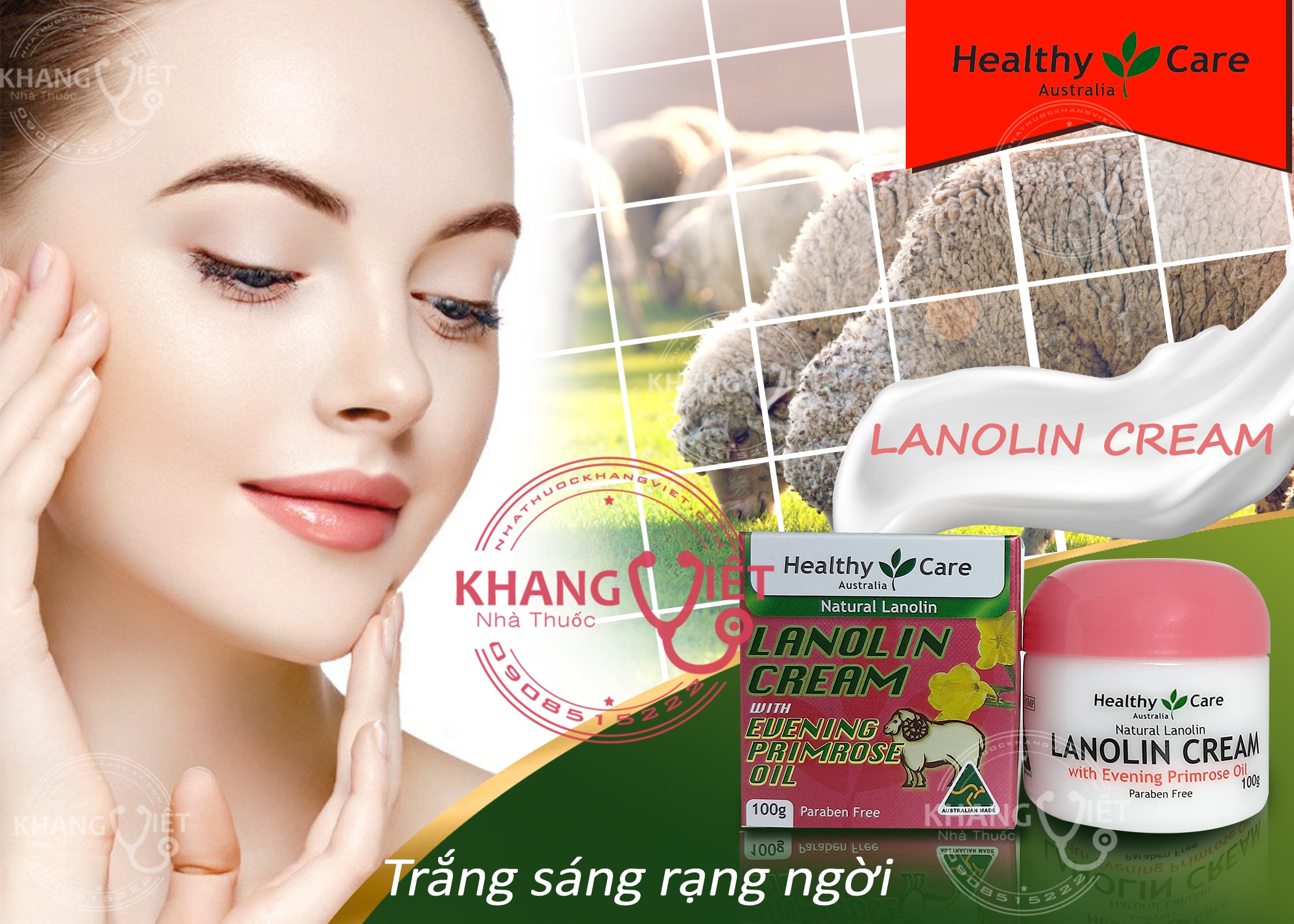 Kem dưỡng nhau thai cừu Lanolin Cream