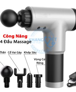 súng massage cầm tay 4 đầu