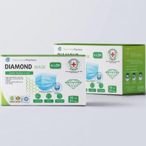khẩu trang y tế diamond 4 lớp kháng khuẩn