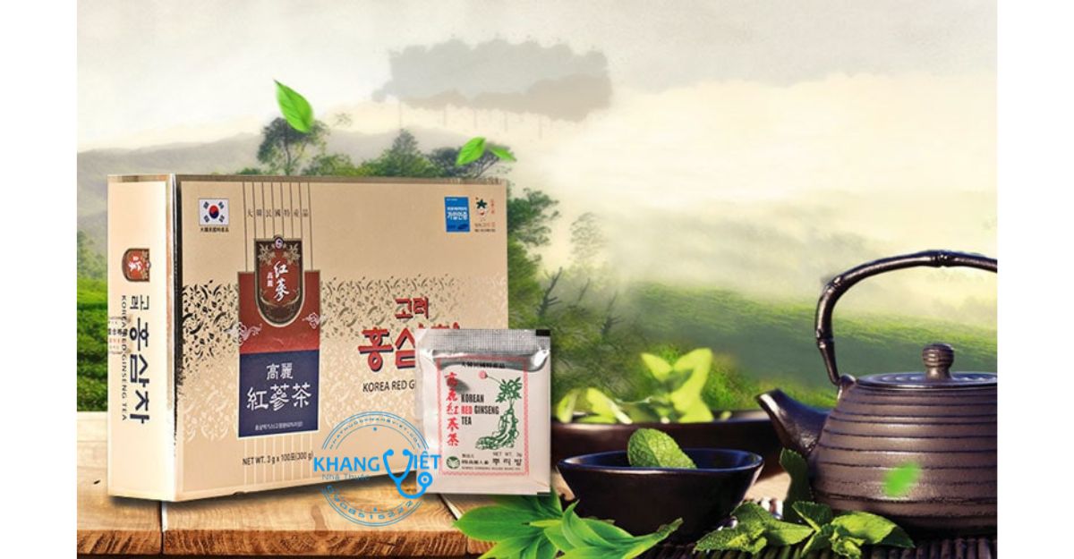 Trà hồng sâm Buleebang Korean Red Ginseng Tea 8809033180510