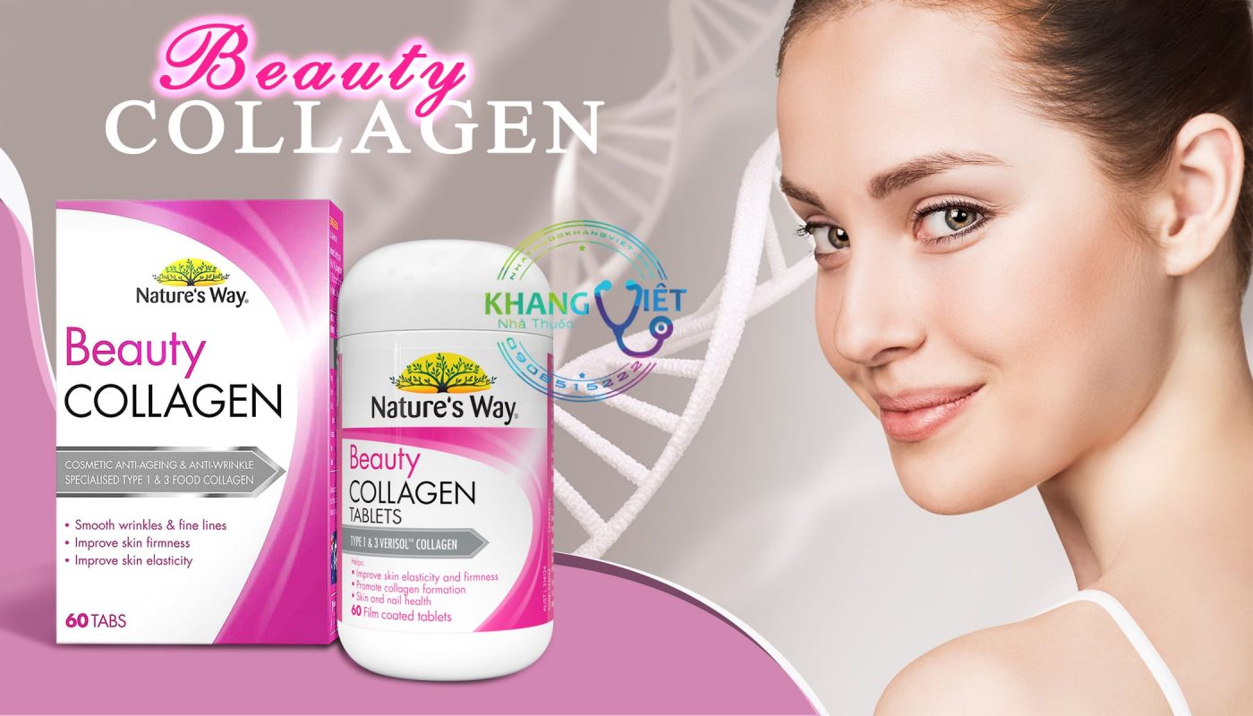 Beauty Collagen Nature's Way Australia - Viên Uống Đẹp Da Beauty Collagen