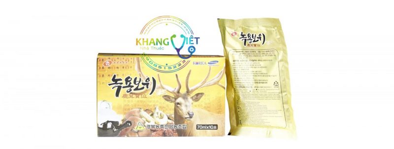 Nước Hồng Sâm Nhung Hươu Hàn Quốc Cao Cấp - Bồi Bổ Tăng Cường Sức Khỏe 30 gói x 70ml