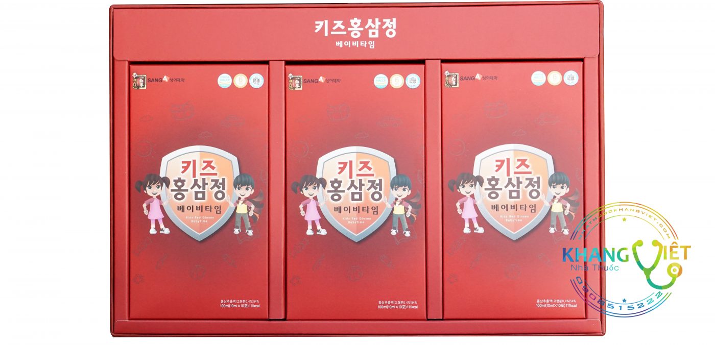 Nước Hồng Sâm Sanga Baby Hàn Quốc Dành Cho Trẻ Em Hộp 30 Gói