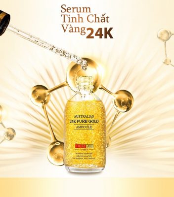 Serum Tinh Chất Vàng 24k Pure Gold Ampoule 100ml của Úc - Ngăn lão hóa dưỡng trắng da