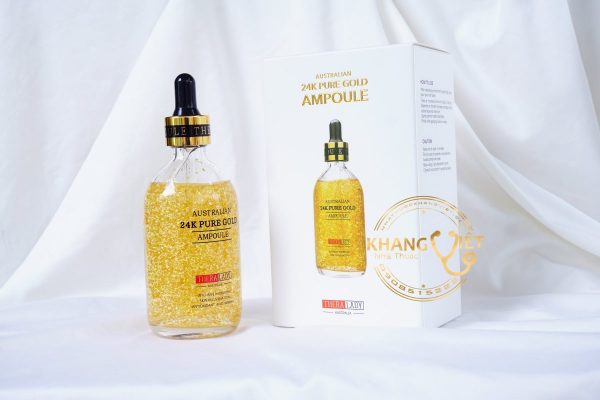 Serum Tinh Chất Vàng 24k Pure Gold Ampoule 100ml của Úc - Ngăn lão hóa dưỡng trắng da