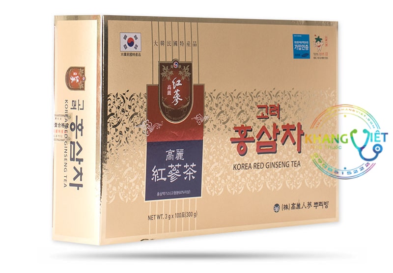 Trà Hồng Sâm Hàn Quốc - Thanh Lọc Cơ Thể - Ngủ Ngon Ăn Ngon - 100 gói
