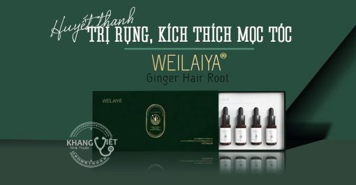 Serum mọc Tóc Weilaiya Ginger Hair Root – Mọc Tóc Dày, Chắc Khỏe!