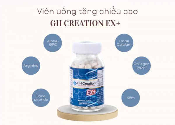 Thuoc Tang Chieu Cao Gh Creation Ex Cua Nhat Ban