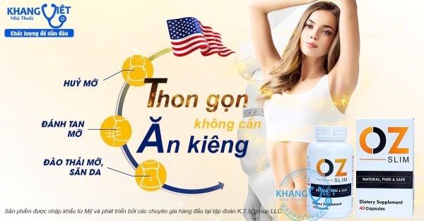 Viên uống giảm cân Oz Slim 40 viên chính hãng của Mỹ