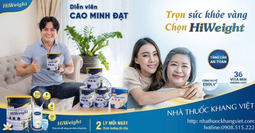 Sữa Hiweight giải pháp tăng cân hiệu quả cho người gầy