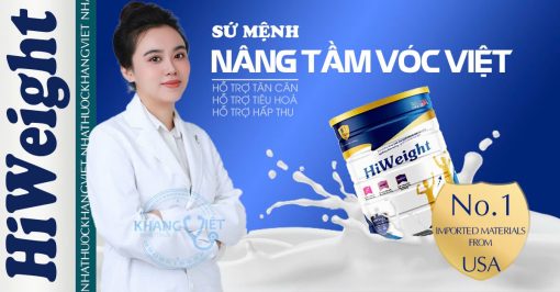 Sữa Hiweight giải pháp tăng cân hiệu quả cho người gầy