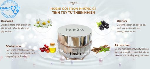 ThÀnh PhẦn Kem DƯỠng Da Hoshi