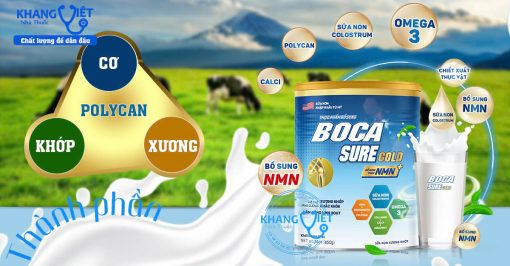 Sữa non xương khớp Boca Sure Gold chính hãng – Sản phẩm hỗ trợ xương khớp được tin dùng