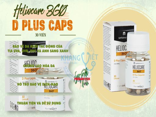 Công Dụng Của Viên Uống Chống Nắng Heliocare 360º D Plus Caps