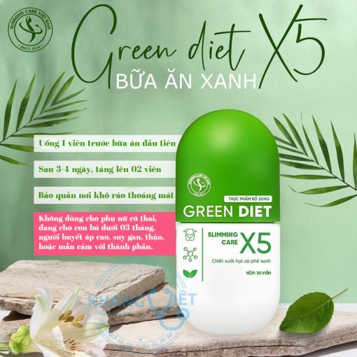 Cách Sử Dụng Thảo Mộc Giảm Cân Green Diet Slimming Care X5 Mang Lại Hiệu Quả Tốt Nhất