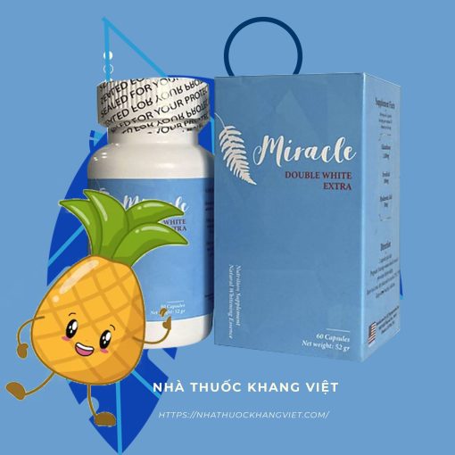 Viên Uống Trắng Da Chống Lão Hóa, điều Trị Nám Miracle Double Extra