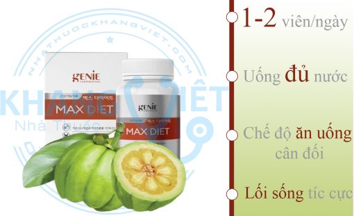 Hướng Dẫn Sử Dụng Genie Max Diet