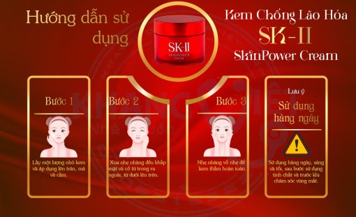 Hướng Dẫn Sử Dụng Kem Chống Lão Hóa Mẫu Mới Sk Ii Skinpower Cream2