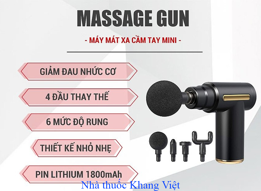 Công Dụng Của Súng Massage Cầm Tay Fascial Gun Osk 8024