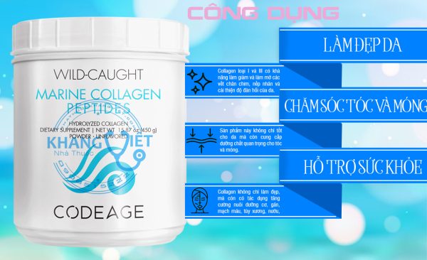 Cong dung cua Collagen Bot Wild Caught Marine Collagen Peptides