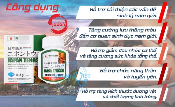 Viên uống Japan Tengsu chính hãng Nhật Bản