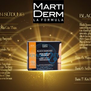 Huong Dan Buoc Tung Buoc Su Dung MartiDerm Black Diamond Skin Complex Advanced