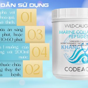 Huong dan su dung Collagen Bot Wild Caught Marine Collagen Peptides