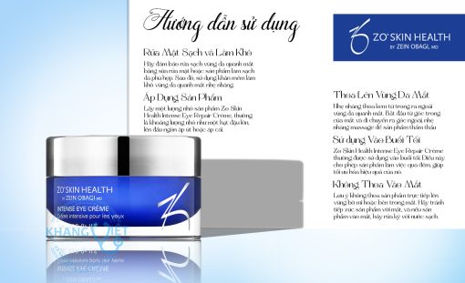 Kem Zo Skin Health giải pháp giúp giảm nếp nhăn, quầng thâm mắt