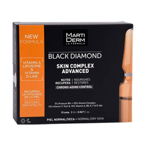 Tinh Chất Chống Oxy Hoá Trẻ Hóa Da MartiDerm Black Diamond Skin Complex Advanced Chính Hãng