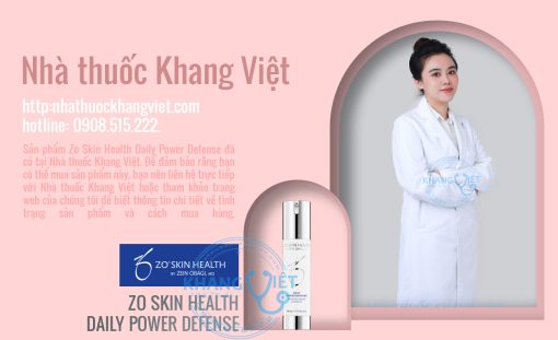 Toner Zo Skin Health Daily Power Defense 50ml phục hồi da, chống lão hóa đỉnh cao