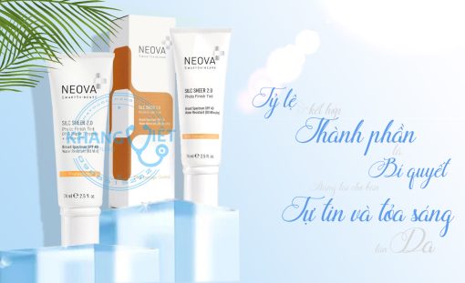 Kem nền chống nắng Neova DNA Damage Control Active Silc Sheer 2.0 SPF40