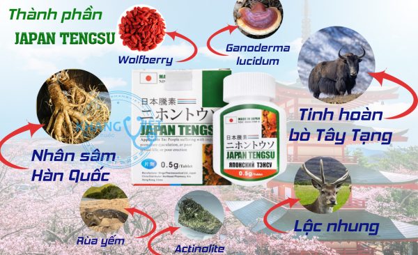 Viên uống Japan Tengsu chính hãng Nhật Bản