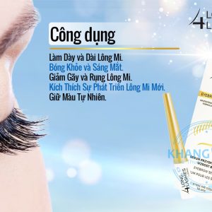 Cong Dung Tuyet Voi cua 4LONG LASHES Serum Lam Dep Doi Mat Tu Tin