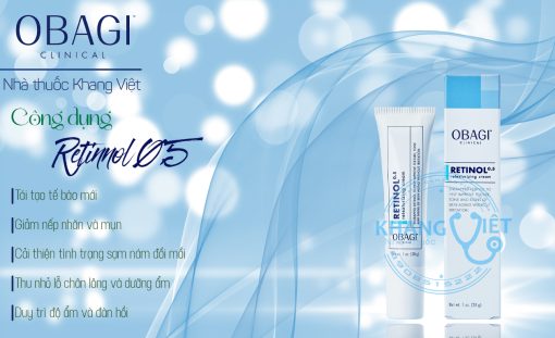 Kem Dưỡng OBAGI Retinol 0.5 Retexturizing Cream chính hãng