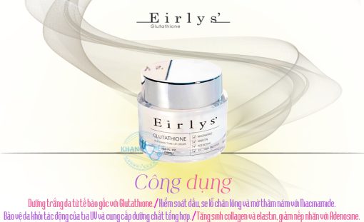 Kem trị nám trắng da Glutathione Niacinamide Eirlys Hàn Quốc chính hãng