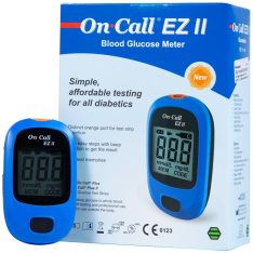 Trọn Bộ Máy đo đường huyết On CalL EZ II Chính Hãng USA + Chip+ Que Thử