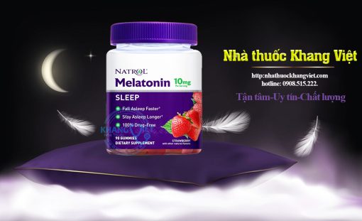 Kẹo ngủ ngon Natrol Gummies Melatonin 10mg của Mỹ có tốt không?