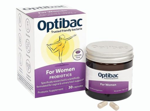 Optibac tím For Women men vi sinh bổ sung lợi khuẩn cho phụ nữ