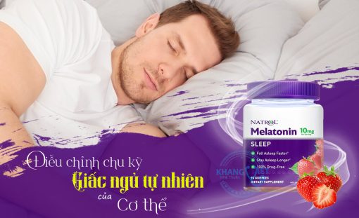 Kẹo ngủ ngon Natrol Gummies Melatonin 10mg của Mỹ có tốt không?