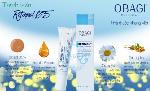 Kem Dưỡng OBAGI Retinol 0.5 Retexturizing Cream chính hãng