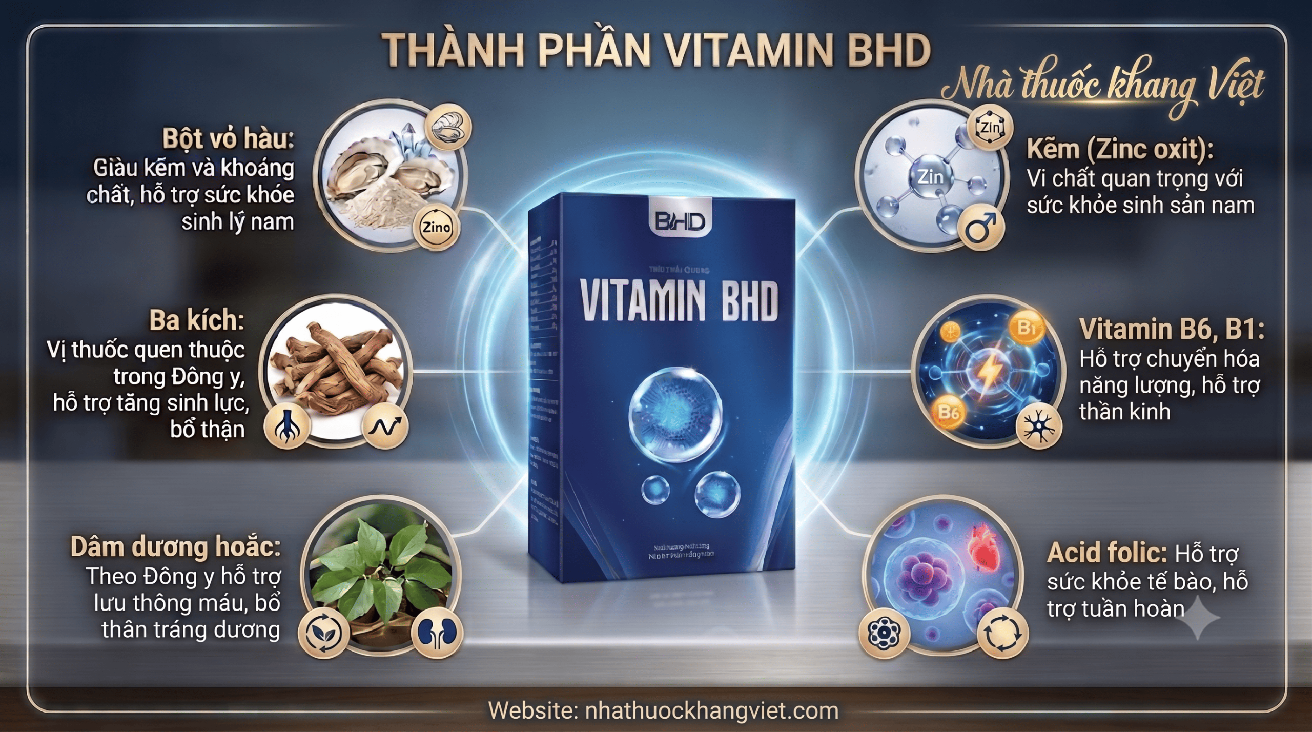 Thành phần của Bổ Hoàn Dương Plus x2 Bổ Hoàn Dương Plus x2 giải pháp bổ thận tráng dương ưu việt cho nam giới