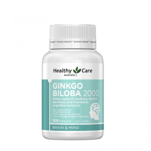 Bổ não Ginkgo Biloba 2000 Healthy Care