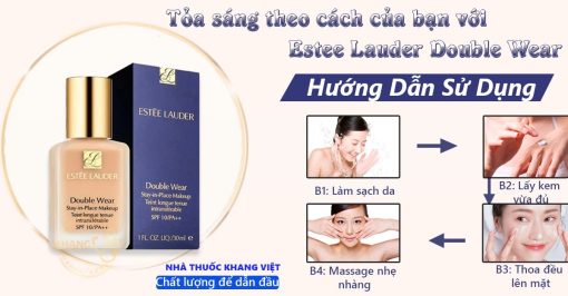 Kem nền Estee Lauder Double Wear Stay-in-Place Makeup SPF10 – Lớp nền hoàn hảo suốt 24 giờ