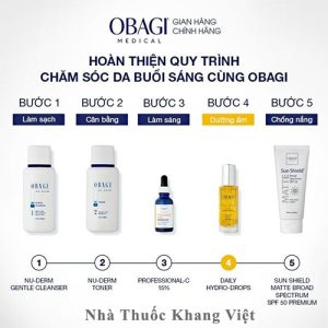 Cach dung Serum OBAGI Daily Hydro Drops