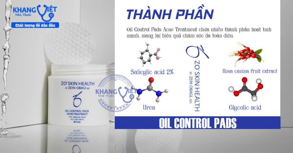 Miếng tẩy tế bào chết Oil Control Pads Acne Treatment