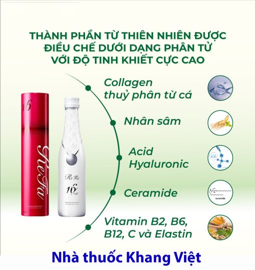 Collagen Refa 16 Enriched 480ml cao cấp chính hãng của Nhật