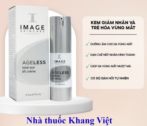 Kem dưỡng mắt Image Ageless Total Eye Lift Crème trẻ hóa vùng mắt