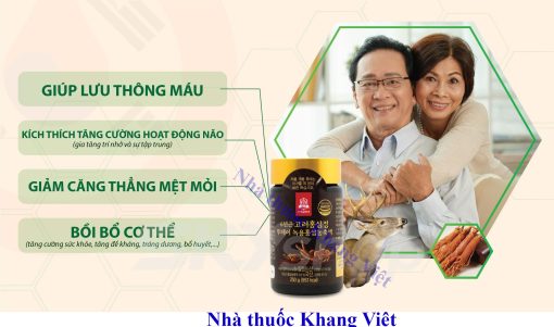 Cao Hồng Sâm Nhung Hươu Goryo Hộp 2 lọ x 250g